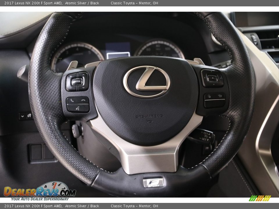 2017 Lexus NX 200t F Sport AWD Atomic Silver / Black Photo #7
