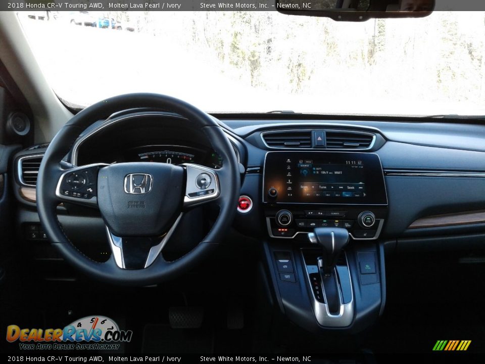 2018 Honda CR-V Touring AWD Molten Lava Pearl / Ivory Photo #16