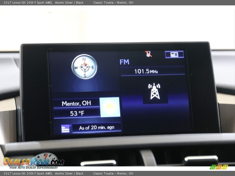 2017 Lexus NX 200t F Sport AWD Atomic Silver / Black Photo #13