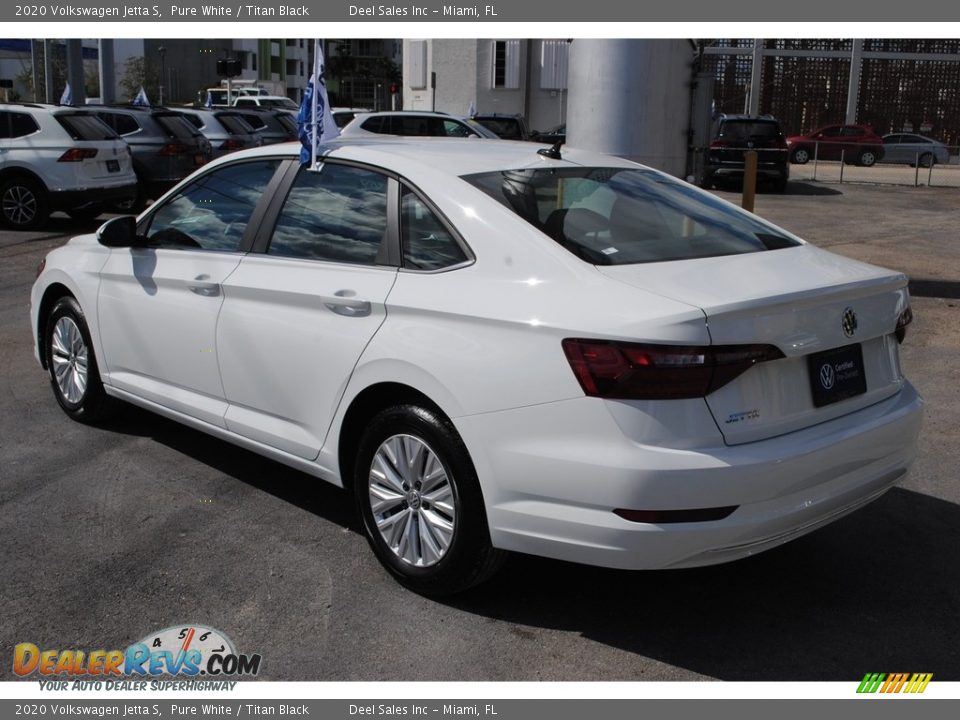 2020 Volkswagen Jetta S Pure White / Titan Black Photo #6