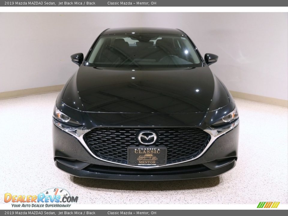2019 Mazda MAZDA3 Sedan Jet Black Mica / Black Photo #2