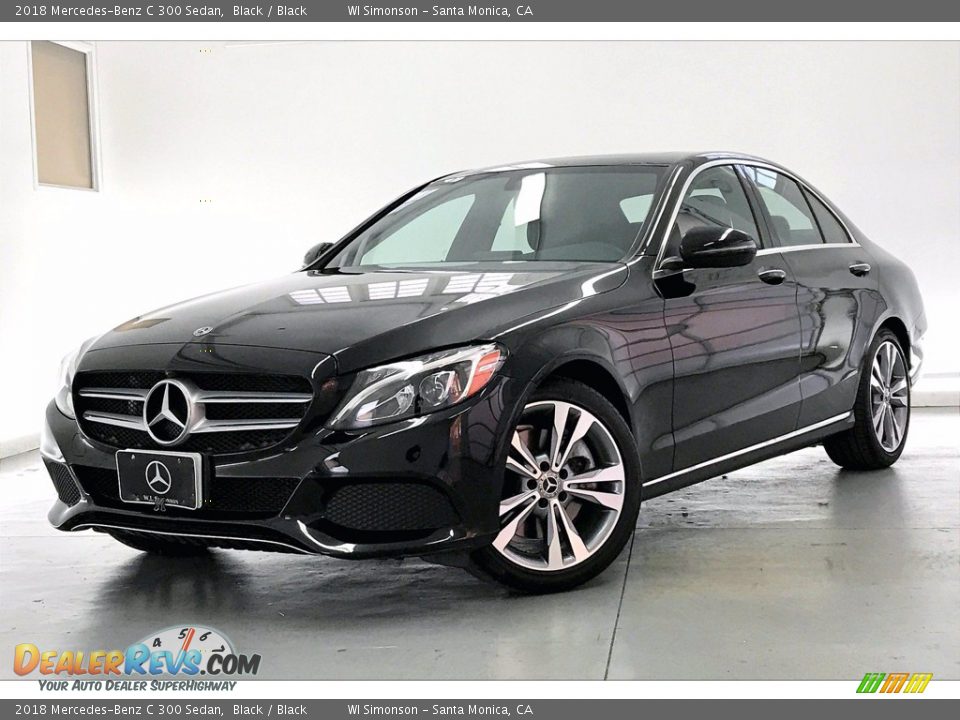 2018 Mercedes-Benz C 300 Sedan Black / Black Photo #12