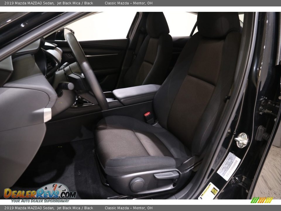 2019 Mazda MAZDA3 Sedan Jet Black Mica / Black Photo #5