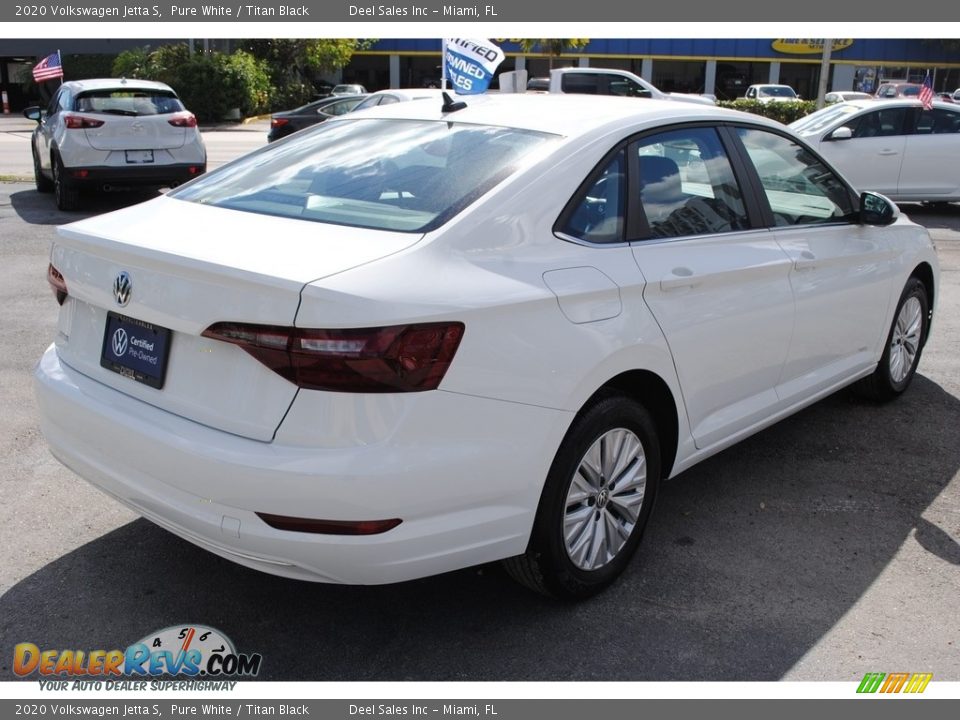 2020 Volkswagen Jetta S Pure White / Titan Black Photo #9