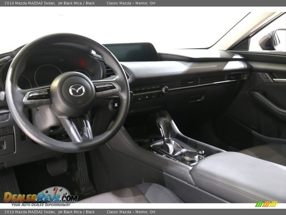 2019 Mazda MAZDA3 Sedan Jet Black Mica / Black Photo #6
