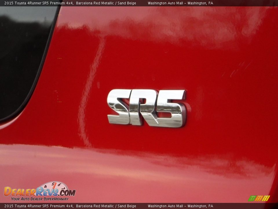2015 Toyota 4Runner SR5 Premium 4x4 Barcelona Red Metallic / Sand Beige Photo #10