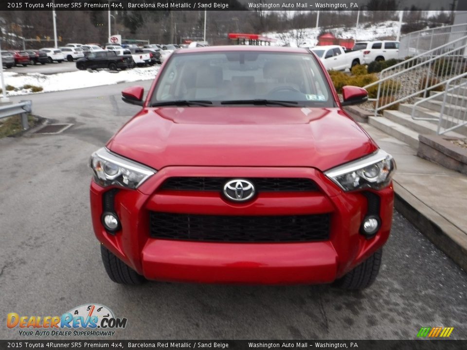 2015 Toyota 4Runner SR5 Premium 4x4 Barcelona Red Metallic / Sand Beige Photo #11