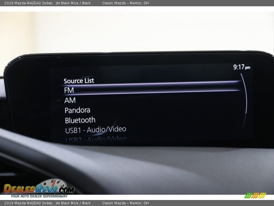 2019 Mazda MAZDA3 Sedan Jet Black Mica / Black Photo #12