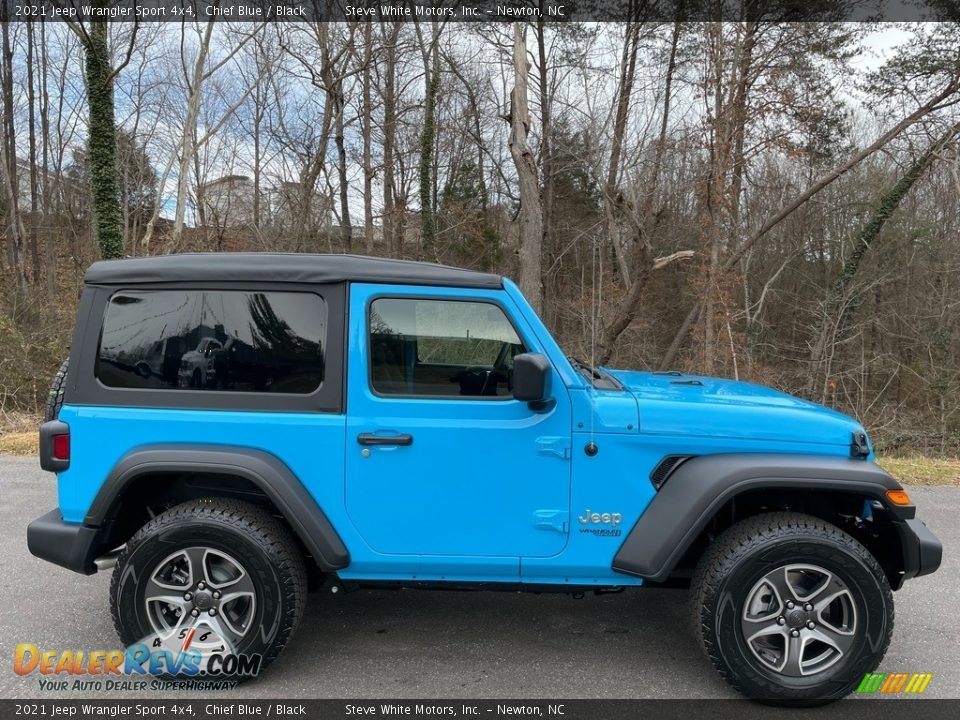 Chief Blue 2021 Jeep Wrangler Sport 4x4 Photo #5