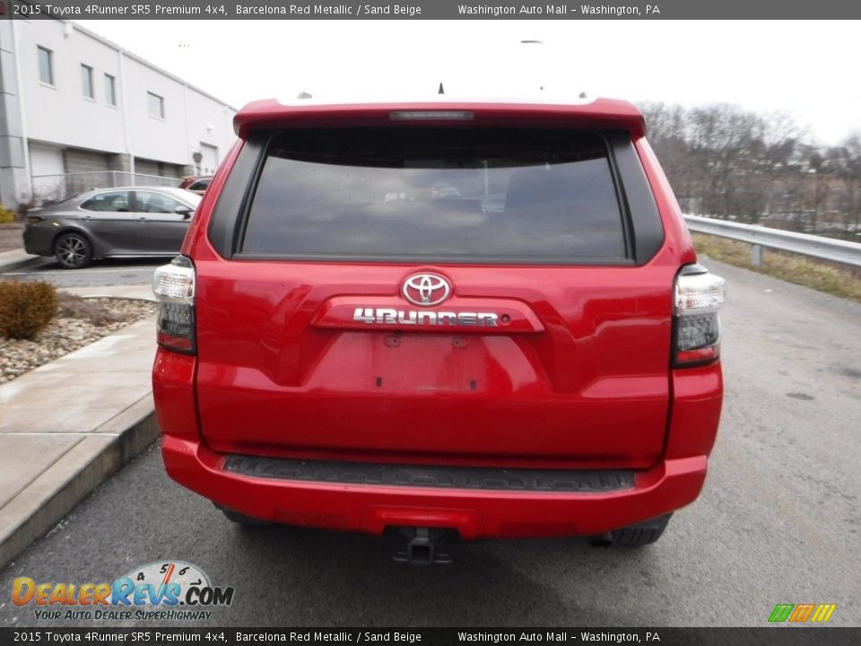 2015 Toyota 4Runner SR5 Premium 4x4 Barcelona Red Metallic / Sand Beige Photo #14