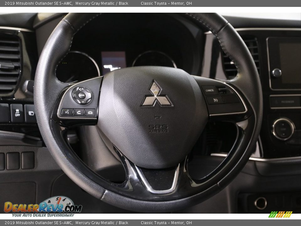 2019 Mitsubishi Outlander SE S-AWC Mercury Gray Metallic / Black Photo #7