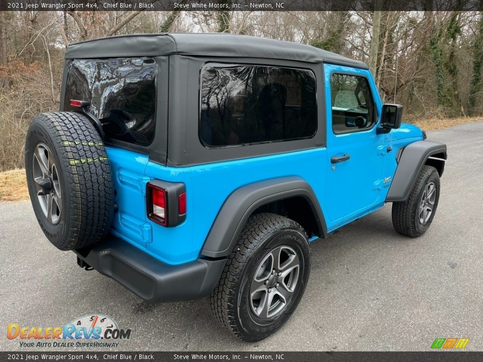 2021 Jeep Wrangler Sport 4x4 Chief Blue / Black Photo #6