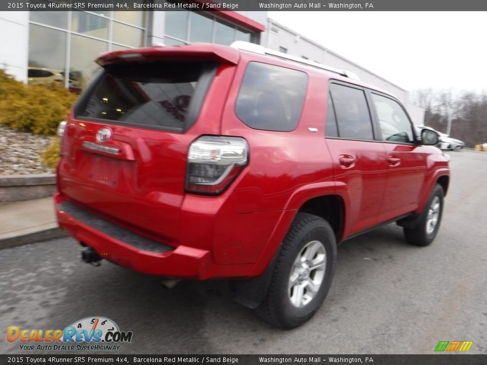 2015 Toyota 4Runner SR5 Premium 4x4 Barcelona Red Metallic / Sand Beige Photo #15