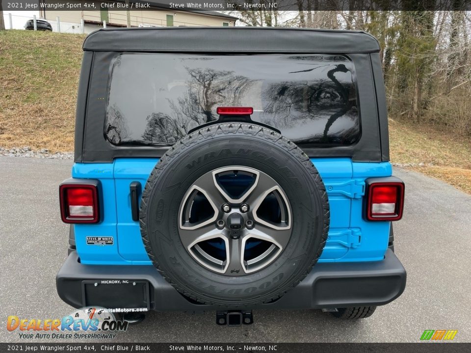 2021 Jeep Wrangler Sport 4x4 Chief Blue / Black Photo #7