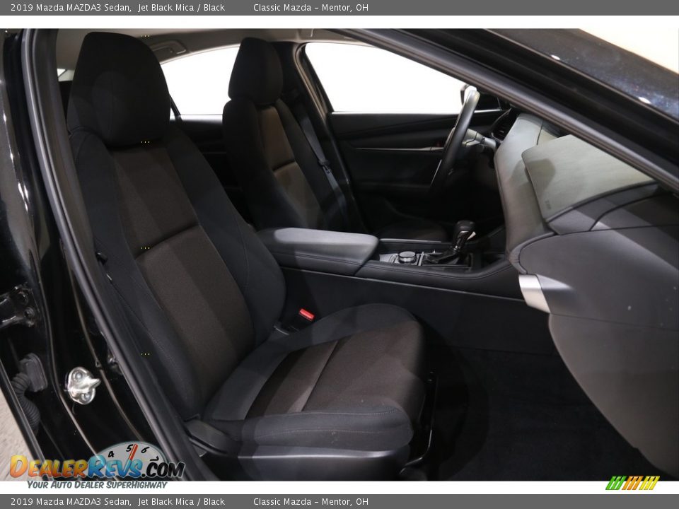 2019 Mazda MAZDA3 Sedan Jet Black Mica / Black Photo #19