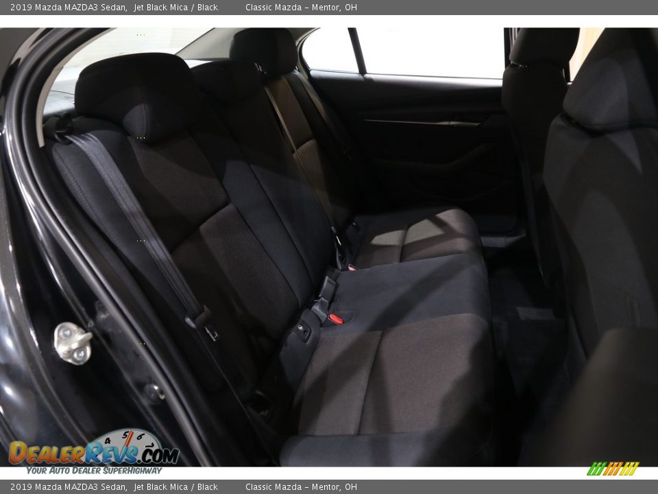 2019 Mazda MAZDA3 Sedan Jet Black Mica / Black Photo #20