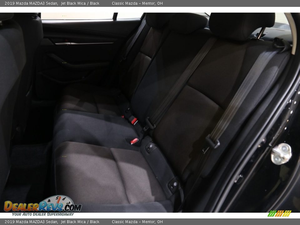 2019 Mazda MAZDA3 Sedan Jet Black Mica / Black Photo #21