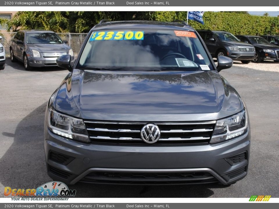 2020 Volkswagen Tiguan SE Platinum Gray Metallic / Titan Black Photo #3