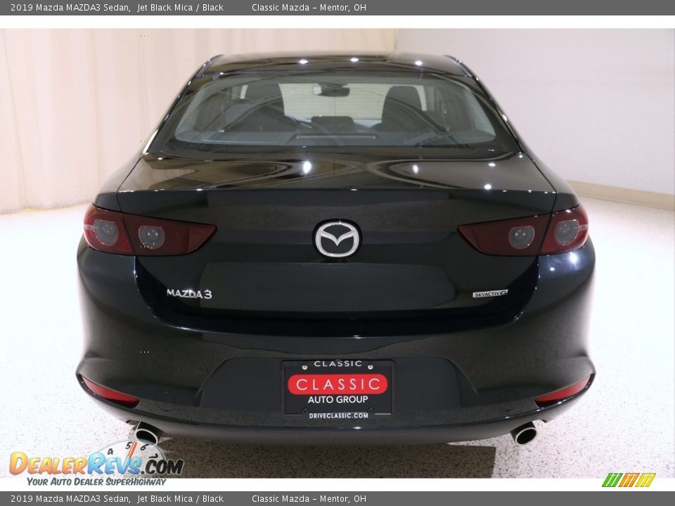 2019 Mazda MAZDA3 Sedan Jet Black Mica / Black Photo #22