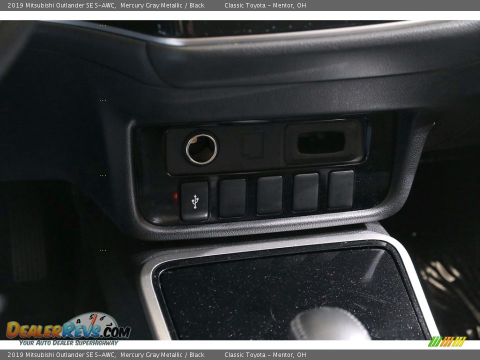 2019 Mitsubishi Outlander SE S-AWC Mercury Gray Metallic / Black Photo #14