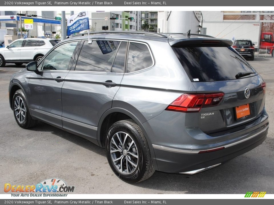 2020 Volkswagen Tiguan SE Platinum Gray Metallic / Titan Black Photo #6