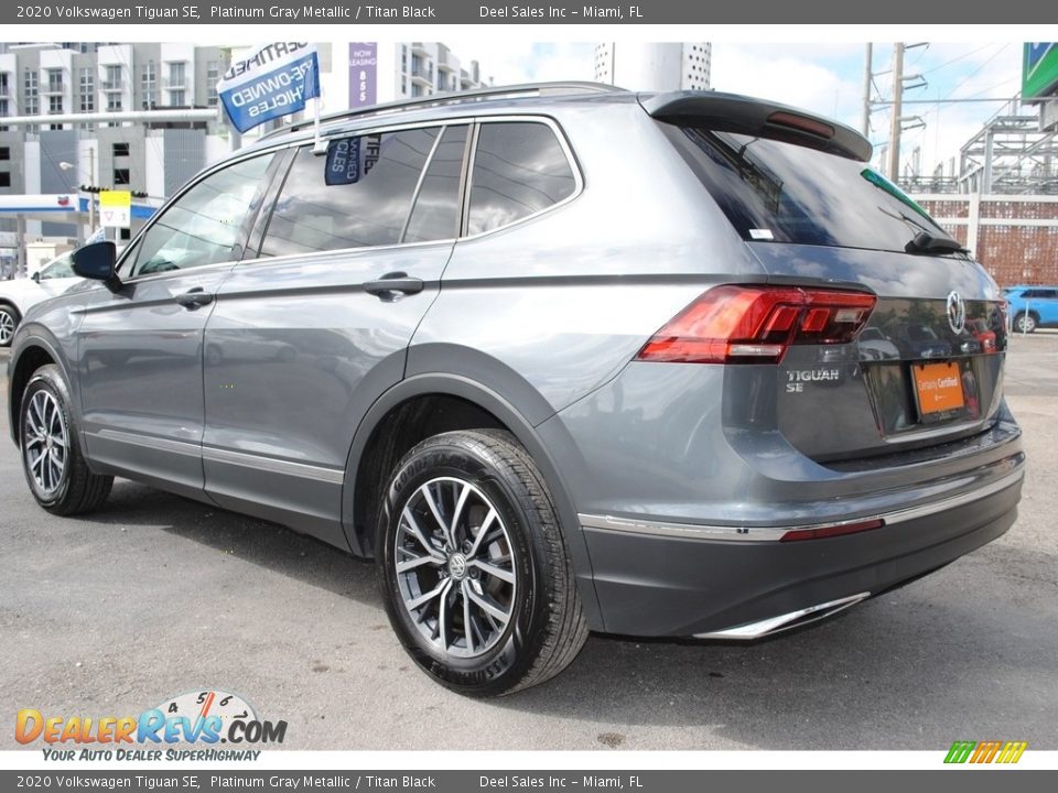2020 Volkswagen Tiguan SE Platinum Gray Metallic / Titan Black Photo #7