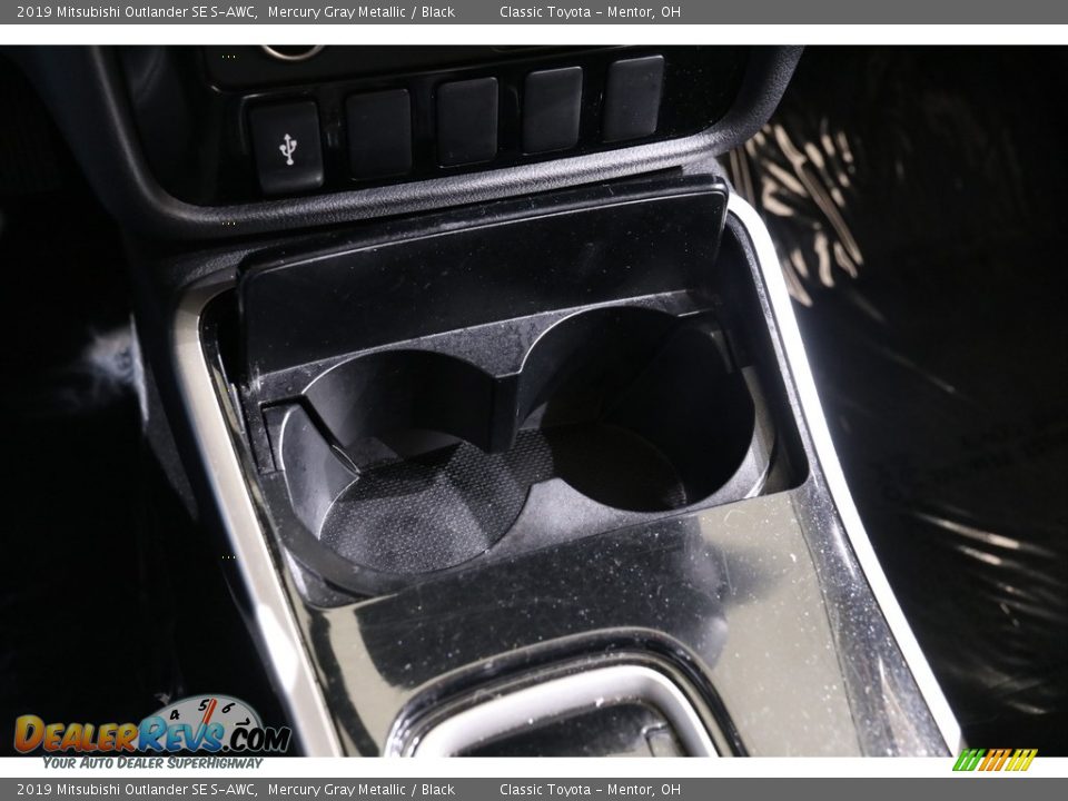 2019 Mitsubishi Outlander SE S-AWC Mercury Gray Metallic / Black Photo #17