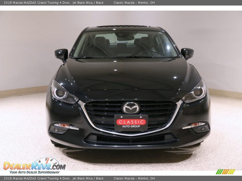 2018 Mazda MAZDA3 Grand Touring 4 Door Jet Black Mica / Black Photo #2