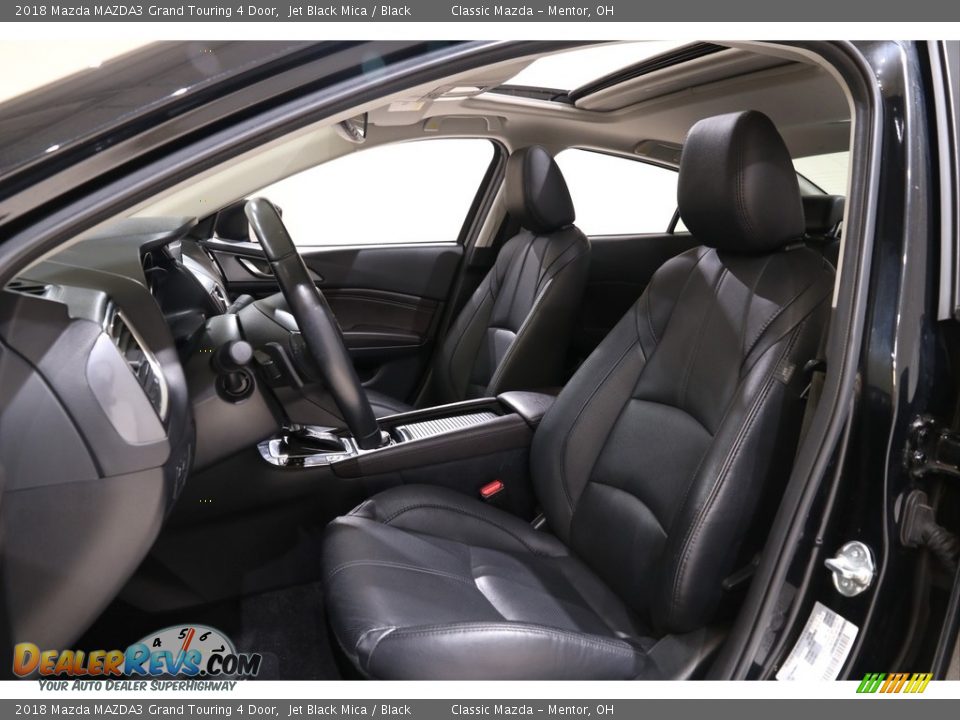 2018 Mazda MAZDA3 Grand Touring 4 Door Jet Black Mica / Black Photo #5