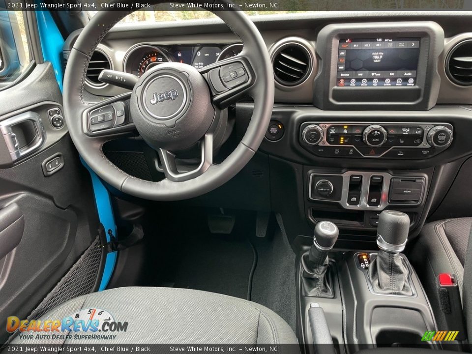 Dashboard of 2021 Jeep Wrangler Sport 4x4 Photo #17