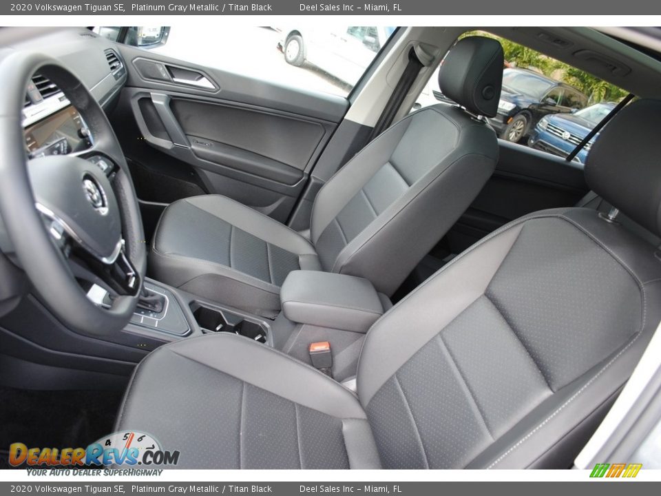 2020 Volkswagen Tiguan SE Platinum Gray Metallic / Titan Black Photo #12