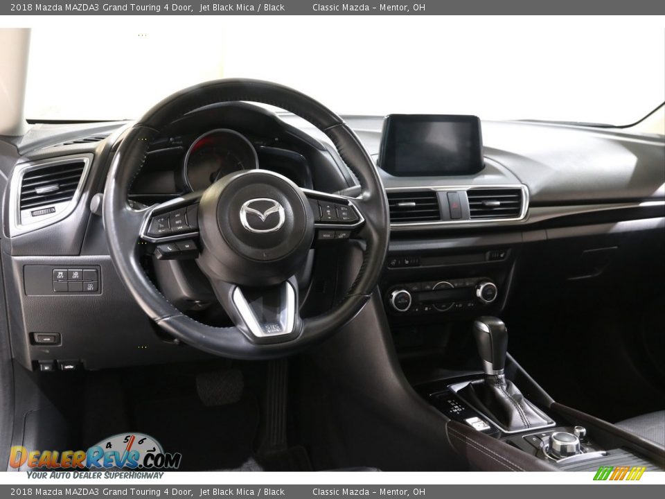 2018 Mazda MAZDA3 Grand Touring 4 Door Jet Black Mica / Black Photo #6