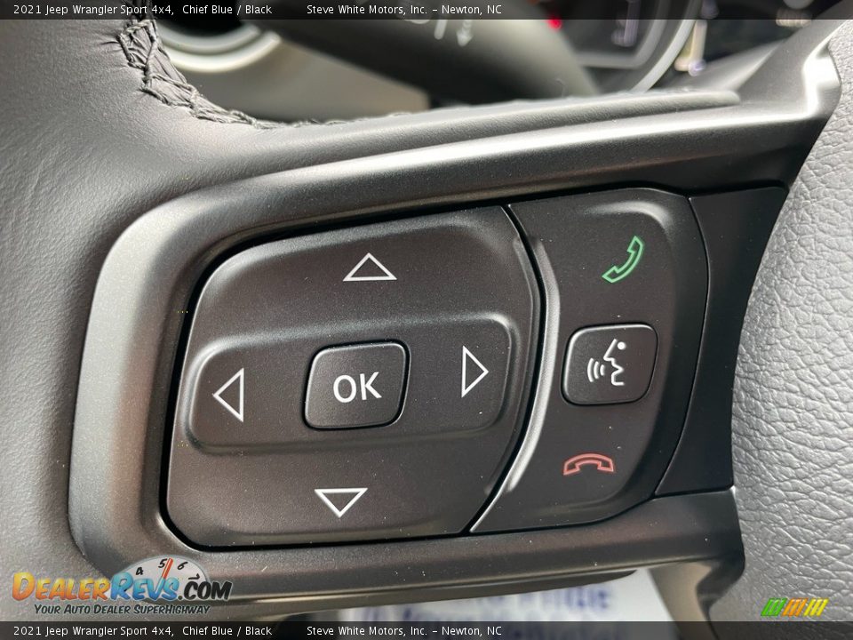 2021 Jeep Wrangler Sport 4x4 Steering Wheel Photo #18