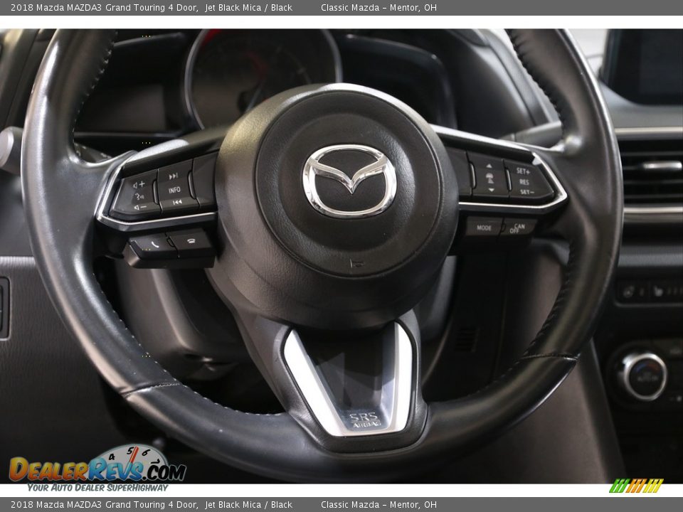 2018 Mazda MAZDA3 Grand Touring 4 Door Jet Black Mica / Black Photo #7