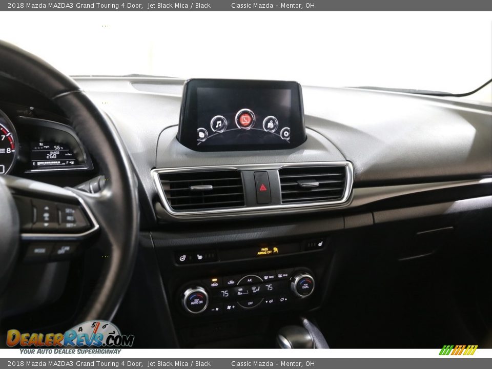 2018 Mazda MAZDA3 Grand Touring 4 Door Jet Black Mica / Black Photo #9