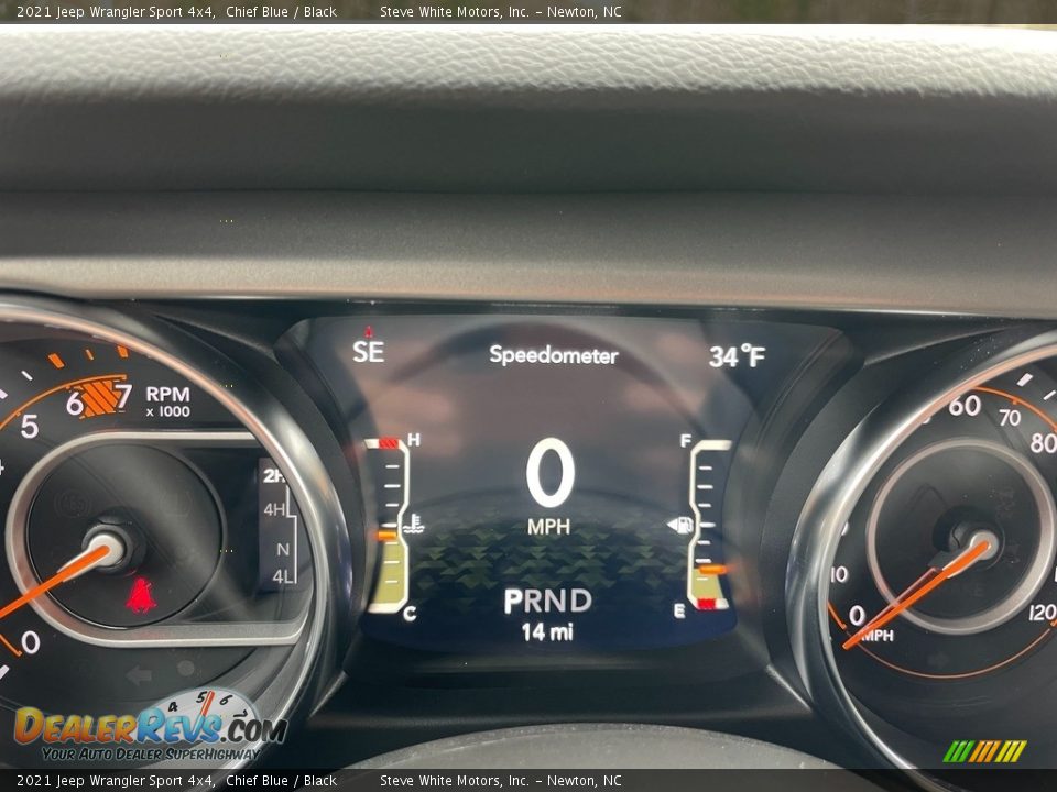 2021 Jeep Wrangler Sport 4x4 Gauges Photo #20