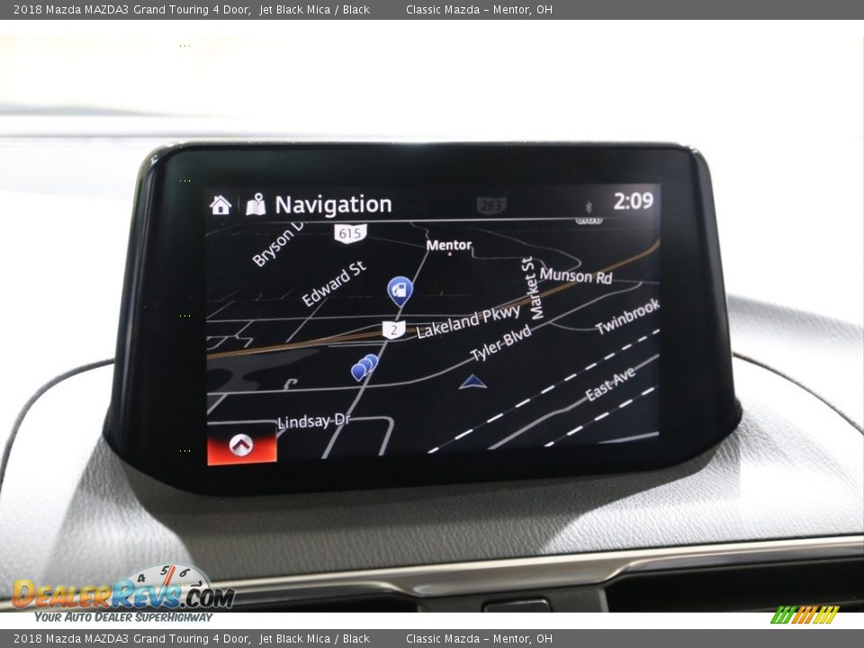 2018 Mazda MAZDA3 Grand Touring 4 Door Jet Black Mica / Black Photo #10