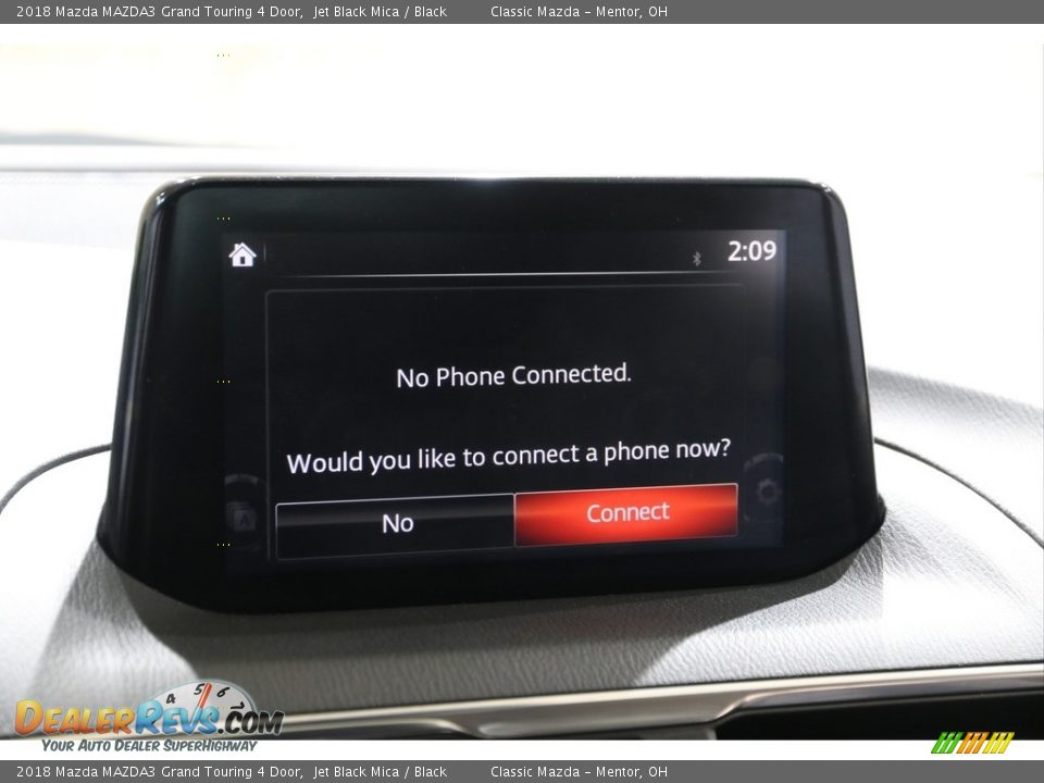 2018 Mazda MAZDA3 Grand Touring 4 Door Jet Black Mica / Black Photo #11