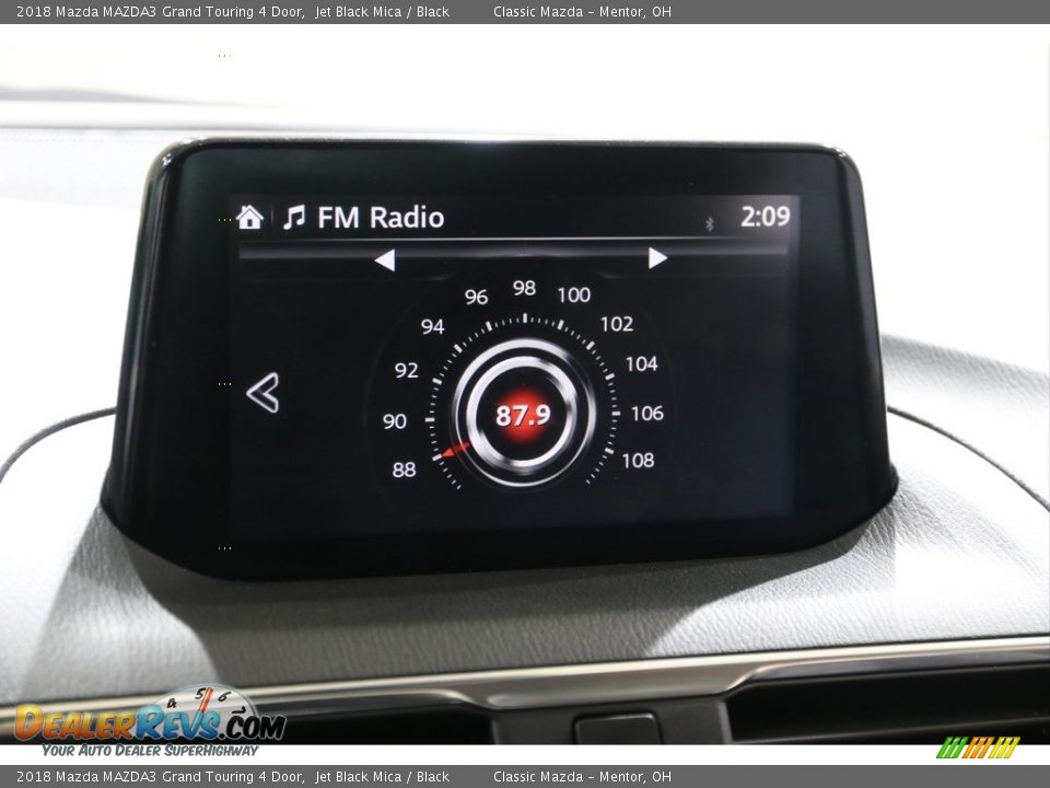 2018 Mazda MAZDA3 Grand Touring 4 Door Jet Black Mica / Black Photo #12