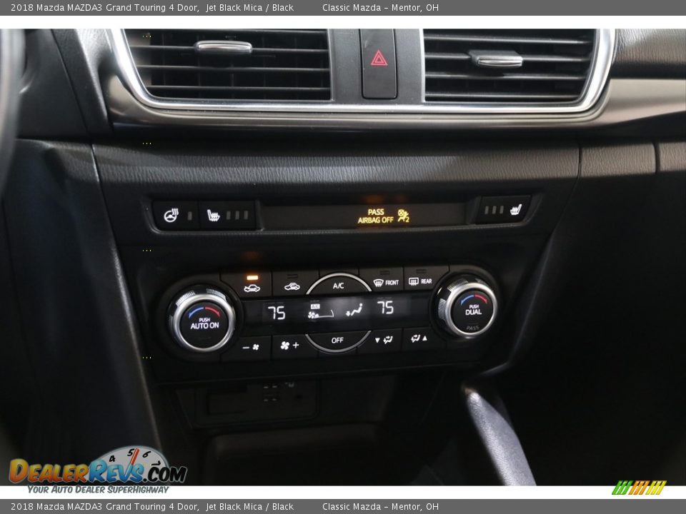 2018 Mazda MAZDA3 Grand Touring 4 Door Jet Black Mica / Black Photo #13