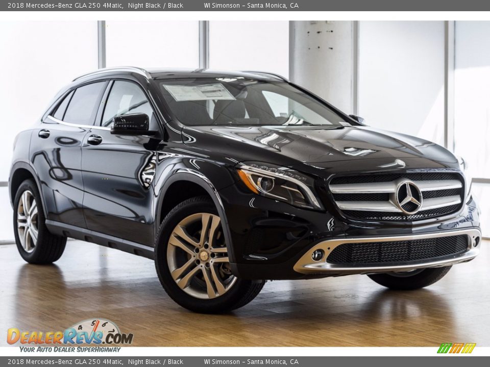 2018 Mercedes-Benz GLA 250 4Matic Night Black / Black Photo #8