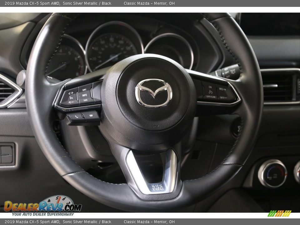 2019 Mazda CX-5 Sport AWD Sonic Silver Metallic / Black Photo #7