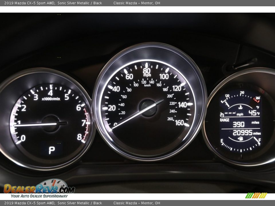 2019 Mazda CX-5 Sport AWD Sonic Silver Metallic / Black Photo #8