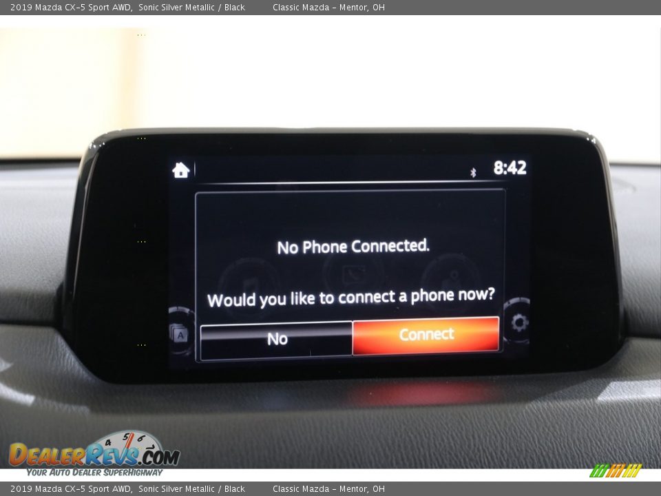 2019 Mazda CX-5 Sport AWD Sonic Silver Metallic / Black Photo #10