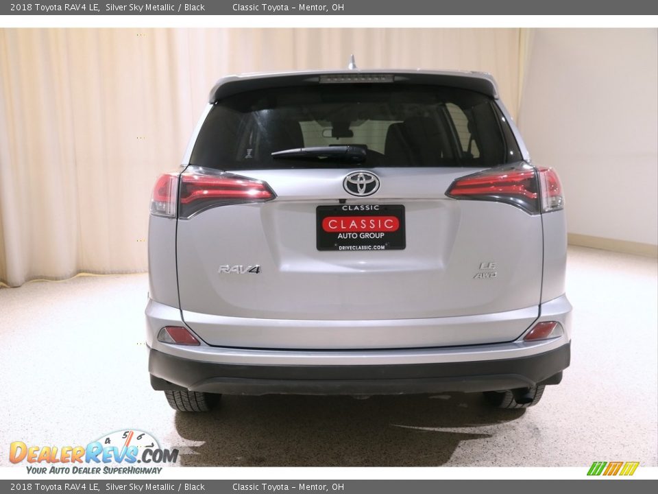 2018 Toyota RAV4 LE Silver Sky Metallic / Black Photo #18