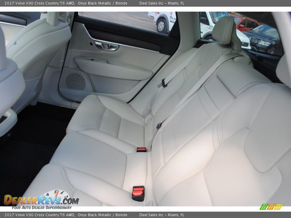 Rear Seat of 2017 Volvo V90 Cross Country T6 AWD Photo #11