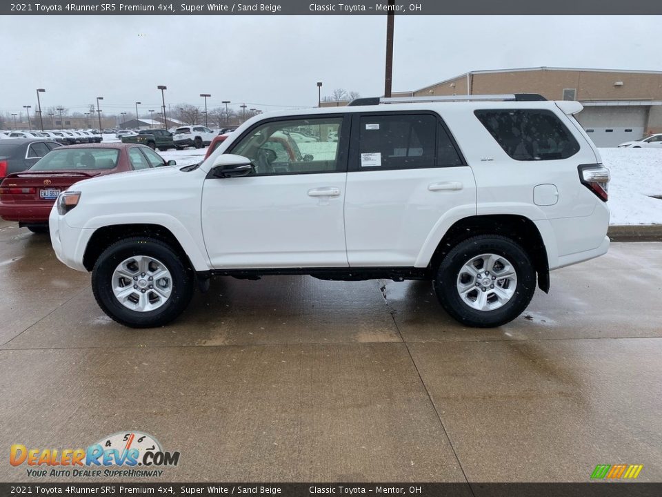 2021 Toyota 4Runner SR5 Premium 4x4 Super White / Sand Beige Photo #1