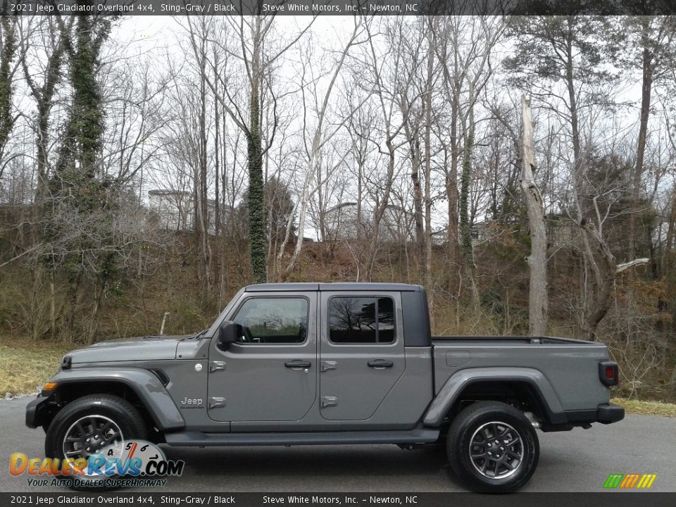 2021 Jeep Gladiator Overland 4x4 Sting-Gray / Black Photo #1