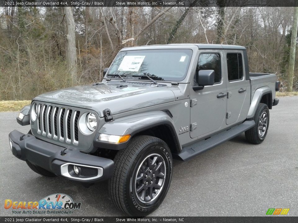 2021 Jeep Gladiator Overland 4x4 Sting-Gray / Black Photo #2