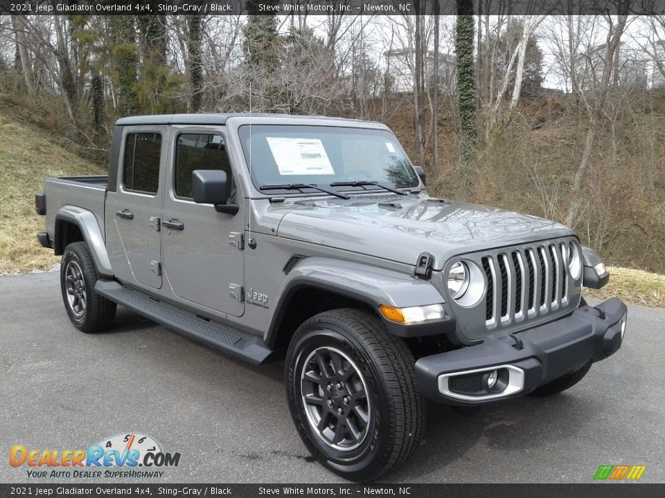 2021 Jeep Gladiator Overland 4x4 Sting-Gray / Black Photo #4